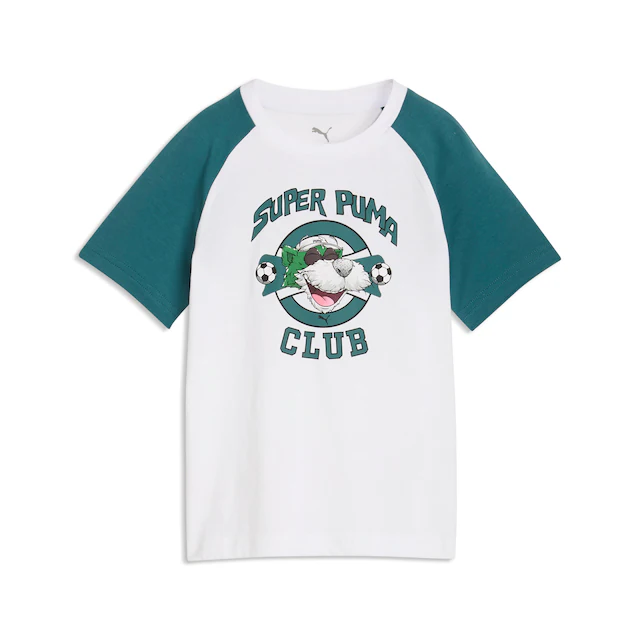 PUMA T-Shirt »SUPER GRAPHIC TEE PS« Regular Fit, Kurzarm, Rundhalsausschnitt, für Kinder
