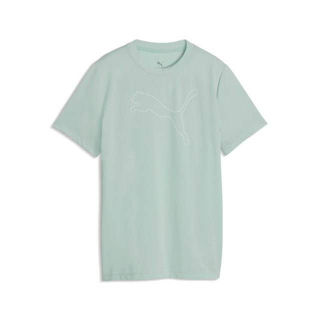 PUMA T-Shirt »TAD ESS CAT LOGO TEE G« mit Rundhalsausschnitt, kurzärmelig, sportlich