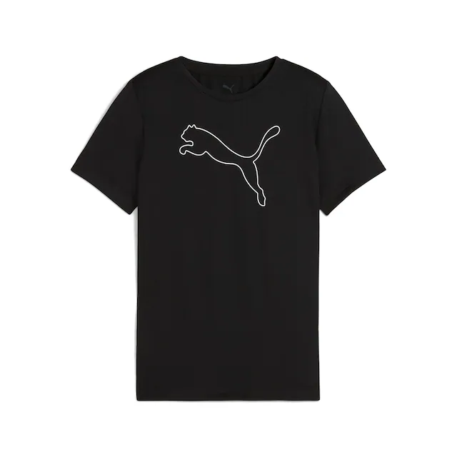 PUMA T-Shirt »TAD ESS CAT LOGO TEE G« mit Rundhalsausschnitt, kurzärmelig, sportlich