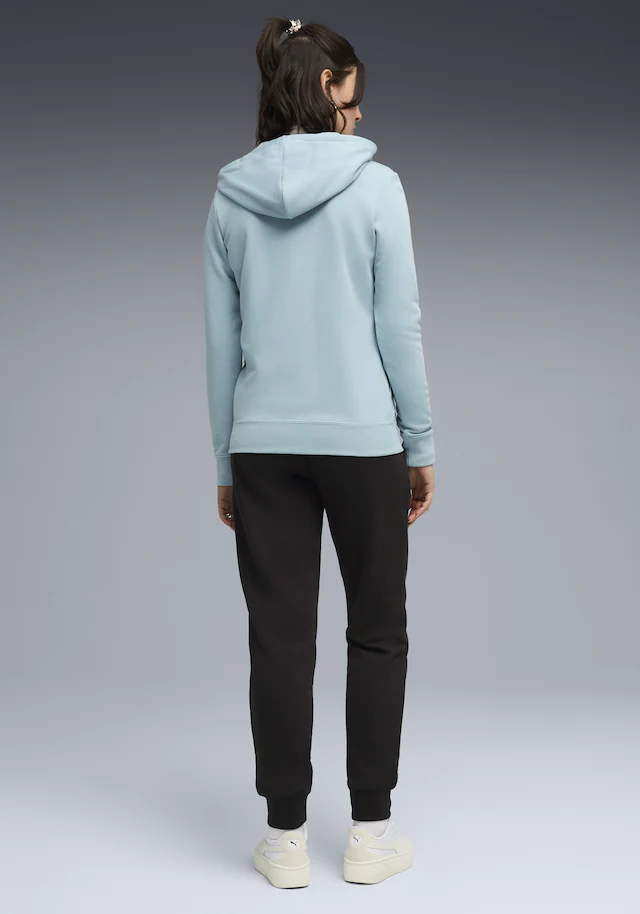 PUMA Trainingsanzug »HOODED SWEAT SUIT TR CL« 2 tlg. mit Kapuze, lockere Passform