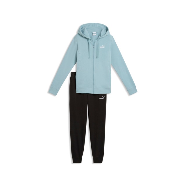 PUMA Trainingsanzug »HOODED SWEAT SUIT TR CL« 2 tlg. mit Kapuze, lockere Passform