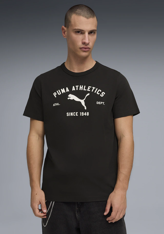 PUMA T-Shirt »CLASS GRAPHIC TEE« Regular Fit, Kurzarm, mit Rundhalsausschnitt, mit Print-Applikation