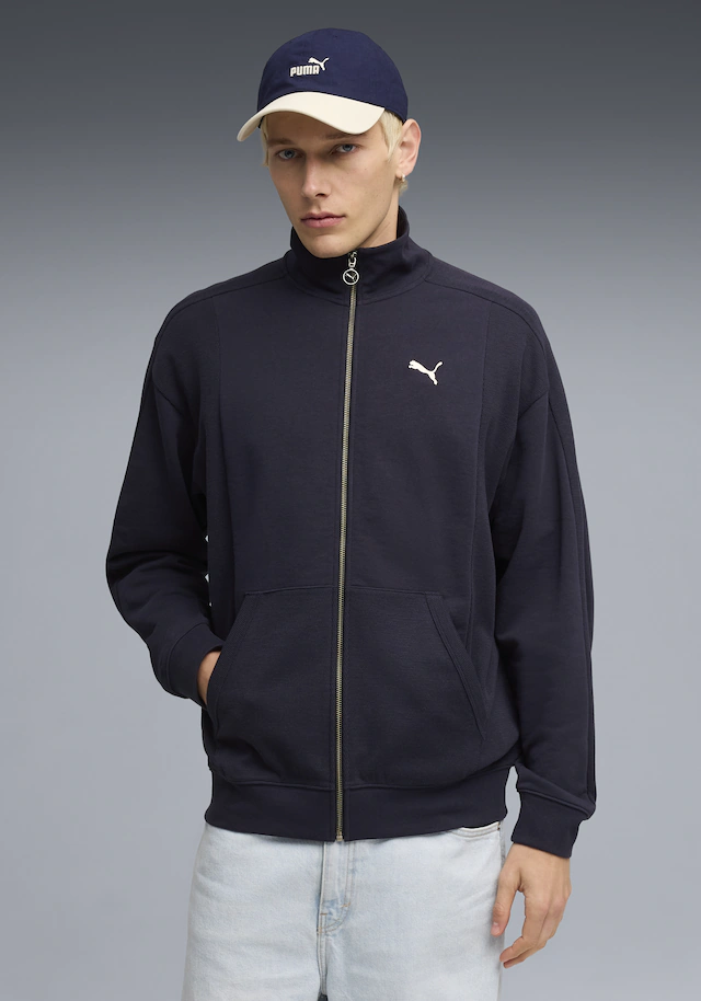 PUMA Sweatjacke »CLASS RELAXED PINNACLE TRACK JACKET TR« normale Kragenform, für vielseitige Aktivitäten und Freizeit
