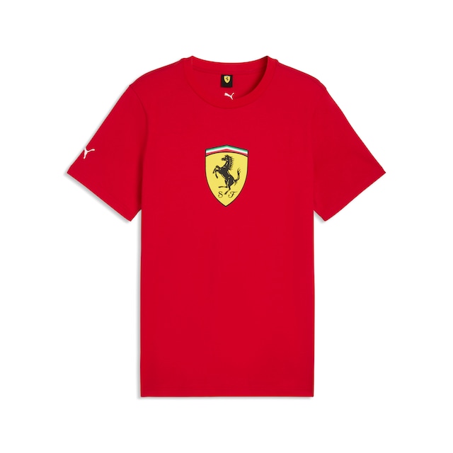 PUMA T-Shirt »FERRARI COLORED SHIELD TEE« Regular Fit, Kurzarm, für Motorsport-Fans, Rundhalsausschnitt
