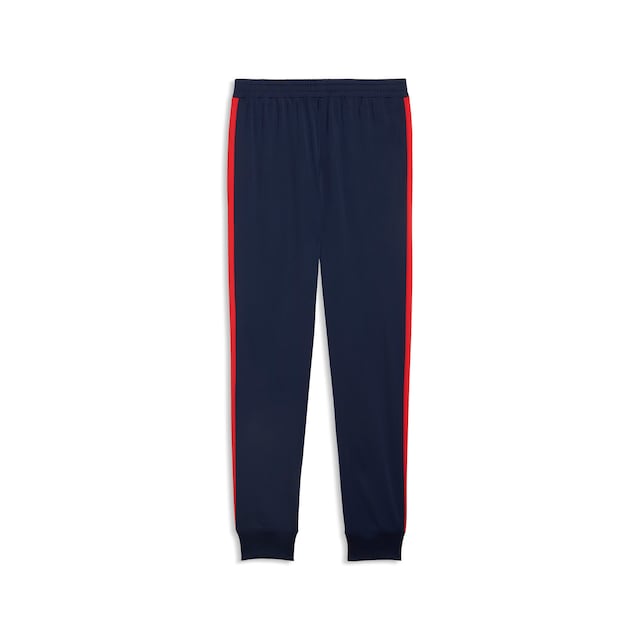 PUMA Trainingshose »T7 FOUNDATION CL POLY KNITTED PANTS« mit Eingrifftaschen, Regular Fit, sportlicher Stil