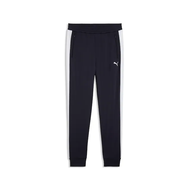 PUMA Trainingshose »T7 FOUNDATION CL POLY KNITTED PANTS« mit Eingrifftaschen, Regular Fit, sportlicher Stil
