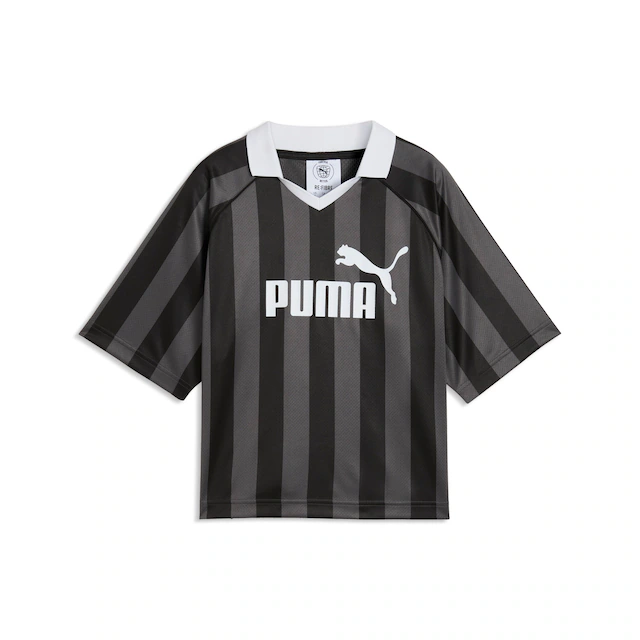 PUMA T-Shirt »ESS JERSEY« lockere Passform, Kurzarm, atmungsaktiv, mit V-Ausschnitt