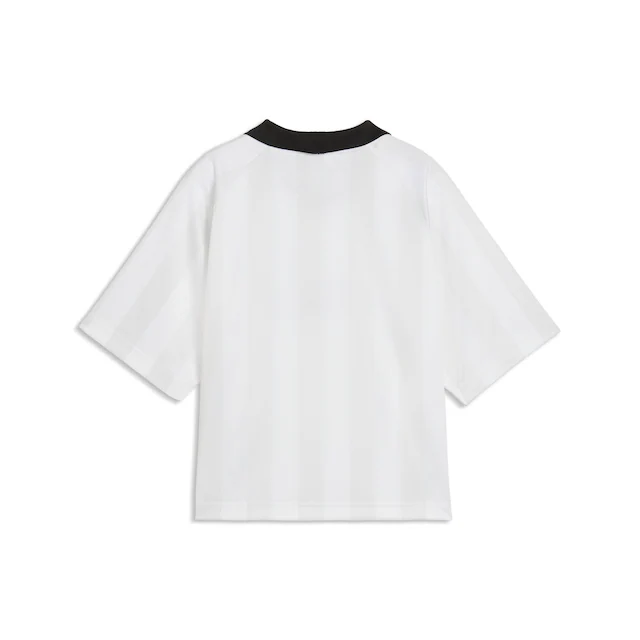 PUMA T-Shirt »ESS JERSEY« lockere Passform, Kurzarm, atmungsaktiv, mit V-Ausschnitt