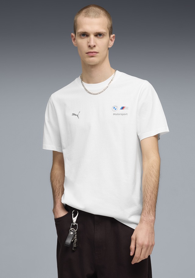 PUMA T-Shirt »BMW MMS ESS LOGO TEE« Regular Fit, Kurzarm, Rundhalsausschnitt, für Motorsport-Fans