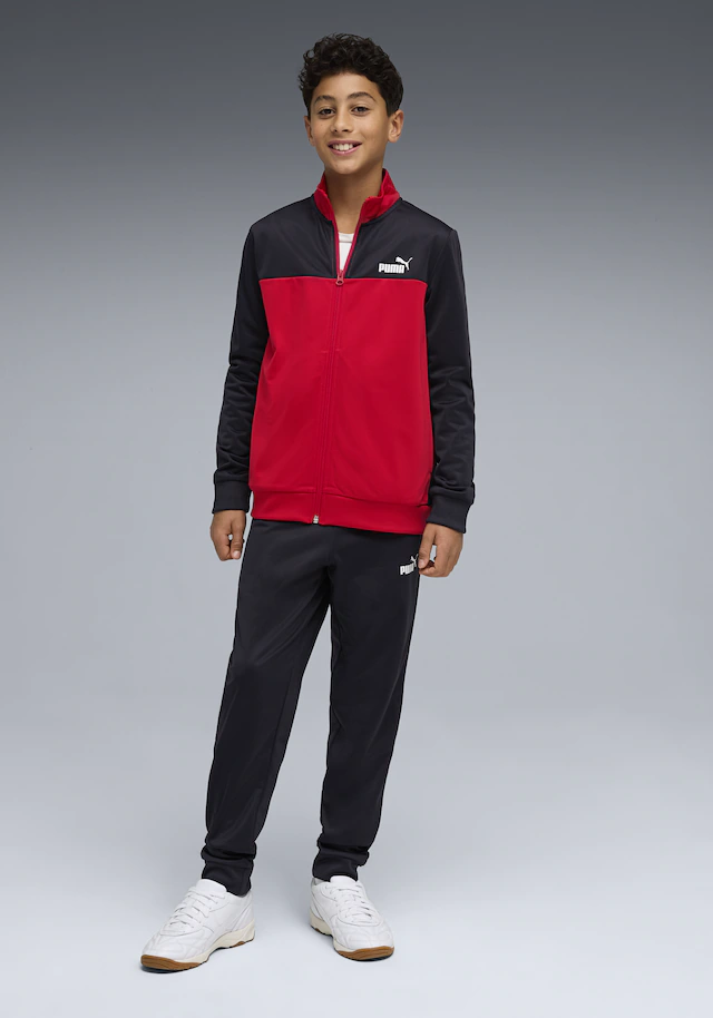 PUMA Trainingsanzug »POLY COLORBLOCK SUIT B« 2 tlg. ohne Kapuze