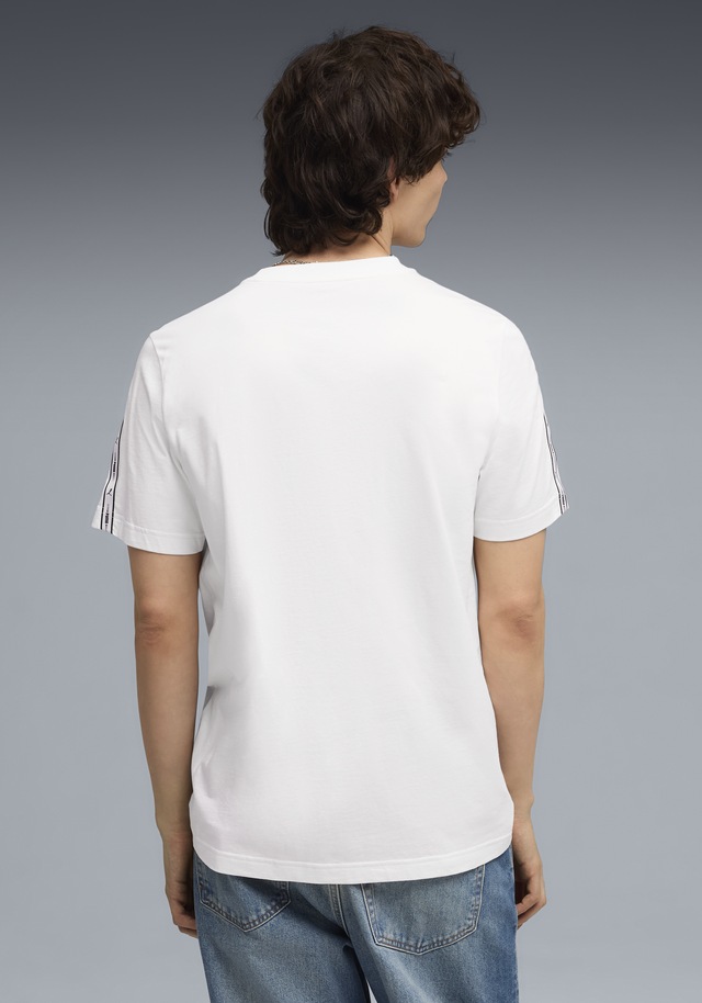 PUMA T-Shirt »ESS TAPE TEE« Regular Fit, Kurzarm, für sportlichen Look, aus Baumwolle