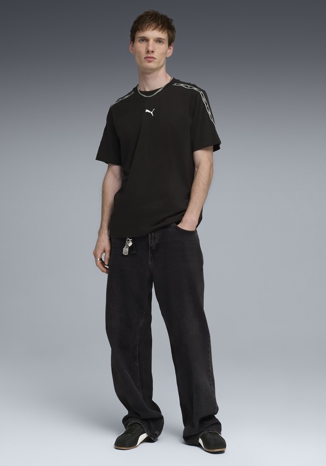 PUMA T-Shirt »ESS TAPE TEE« Regular Fit, Kurzarm, für sportlichen Look, aus Baumwolle