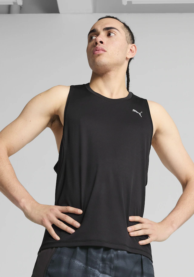 PUMA Tanktop »M RUN VELOCITY TANK (POLY)« Tanktop, ergonomische Schnittführung, Rundhalsausschnitt