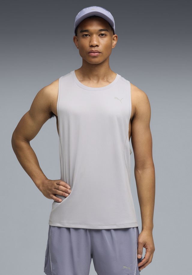 PUMA Tanktop »M RUN VELOCITY TANK (POLY)« Tanktop, ergonomische Schnittführung, Rundhalsausschnitt