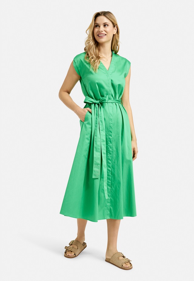 Milano Italy Sommerkleid Eingrifftaschen mit Bindegürtel