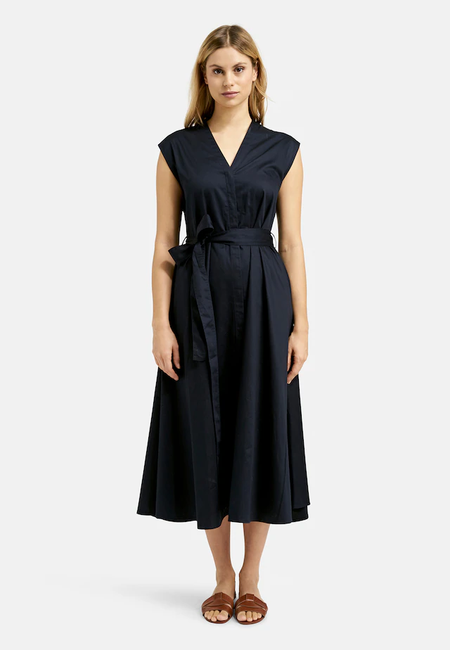 Milano Italy Sommerkleid Eingrifftaschen mit Bindegürtel
