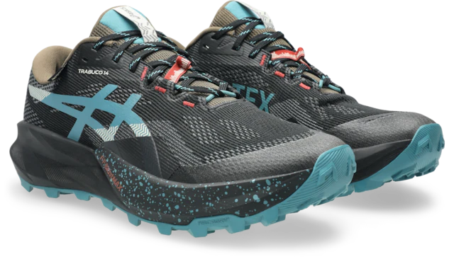 Asics Trailrunningschuh »TRABUCO 14 Gore-Tex« 2 tlg. wasserdicht, profiliertes Gummi-Laufsohlenprofil, mit Schnürung