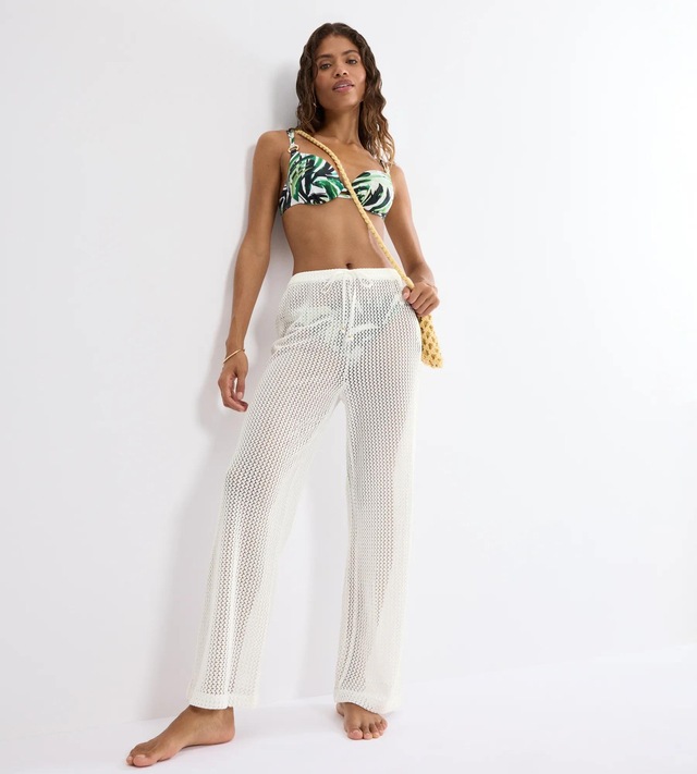Triumph Strandhose »Beach MyWear Crochet Trousers« weiches Häkeldesign