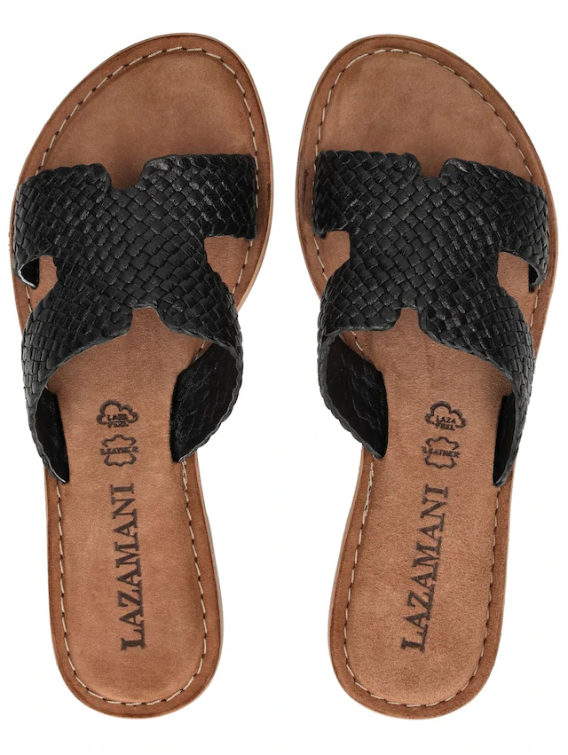 Lazamani Pantolette »Lazamani Pantoletten Leder«
