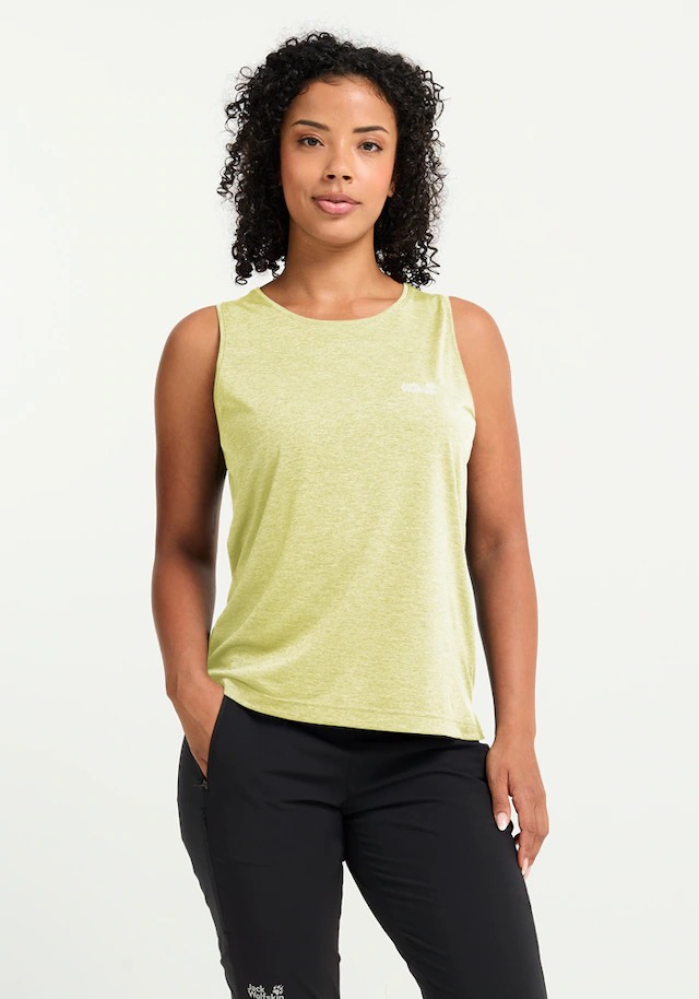 Jack Wolfskin Tanktop »WILDTRAIL TANK TOP W« sportlicher Stil, ohne Verschluss, mit Rundhalsausschnitt