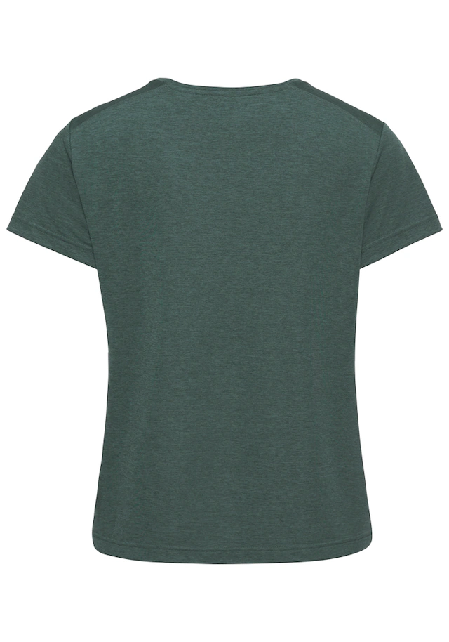 Jack Wolfskin Funktionsshirt »WILDTRAIL T W« mit V-Ausschnitt, aus Polyester, normale Länge, Kurzarm