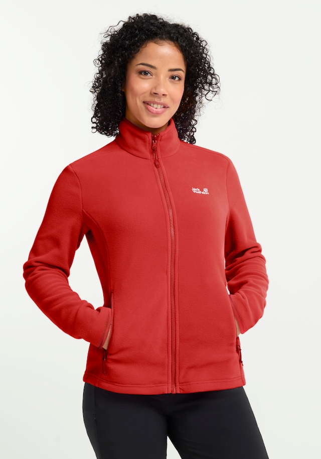 Jack Wolfskin Fleecejacke »TAUNUS 100 FZ W« winddicht, wasserabweisend, mit durchgehendem Reißverschluss