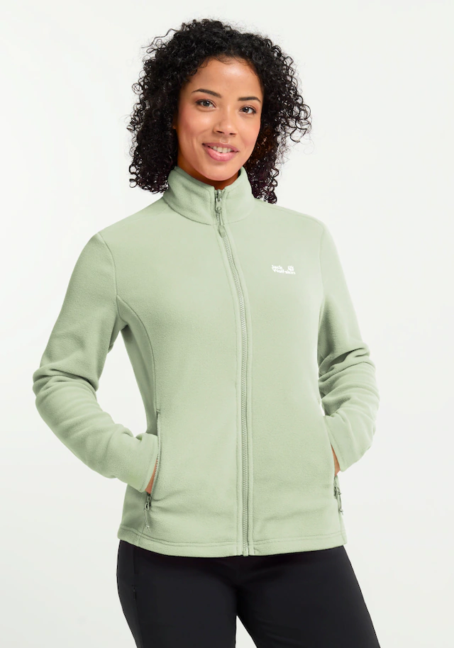 Jack Wolfskin Fleecejacke »TAUNUS 100 FZ W« winddicht, wasserabweisend, mit durchgehendem Reißverschluss