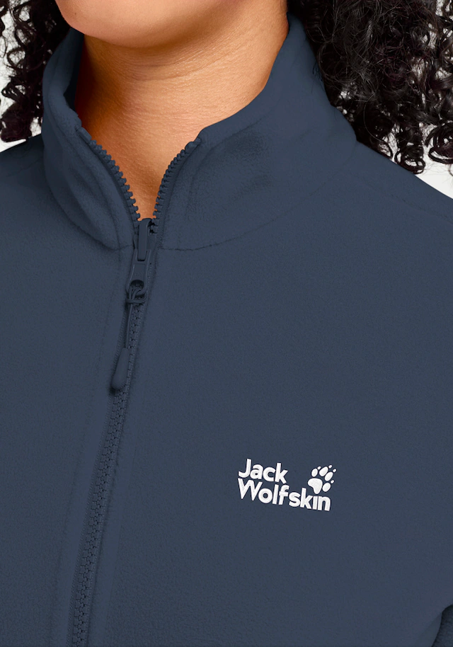 Jack Wolfskin Fleecejacke »TAUNUS 100 FZ W« winddicht, wasserabweisend, mit durchgehendem Reißverschluss