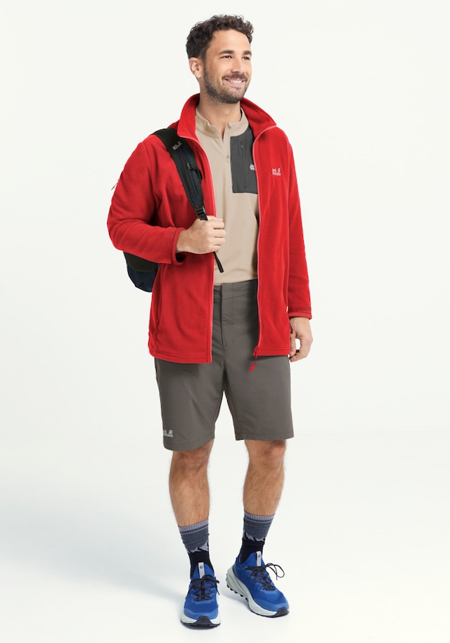 Jack Wolfskin Fleecejacke »TAUNUS 100 FZ M« mit Reißverschluss, winddicht, windabweisend