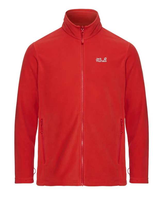 Jack Wolfskin Fleecejacke »TAUNUS 100 FZ M« mit Reißverschluss, winddicht, windabweisend