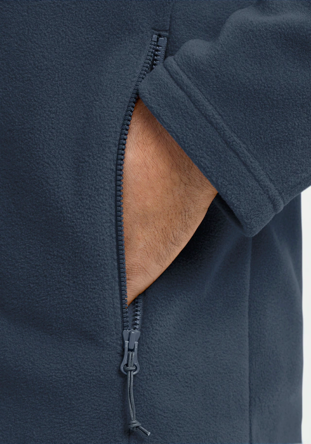 Jack Wolfskin Fleecejacke »TAUNUS 100 FZ M« mit Reißverschluss, winddicht, windabweisend