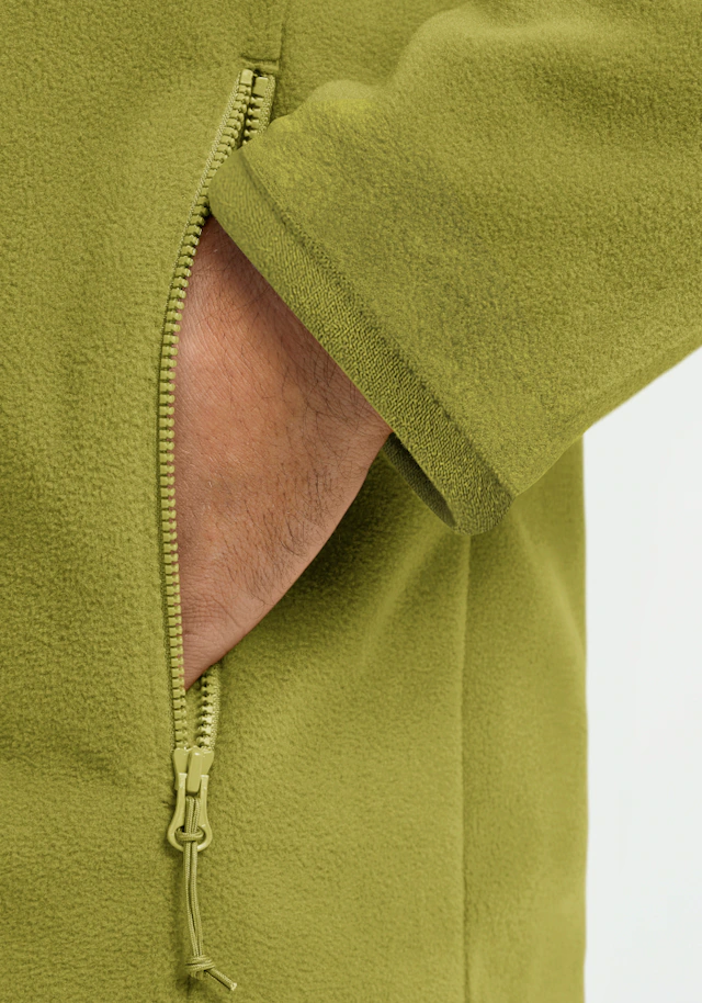 Jack Wolfskin Fleecejacke »TAUNUS 100 FZ M« mit Reißverschluss, winddicht, windabweisend