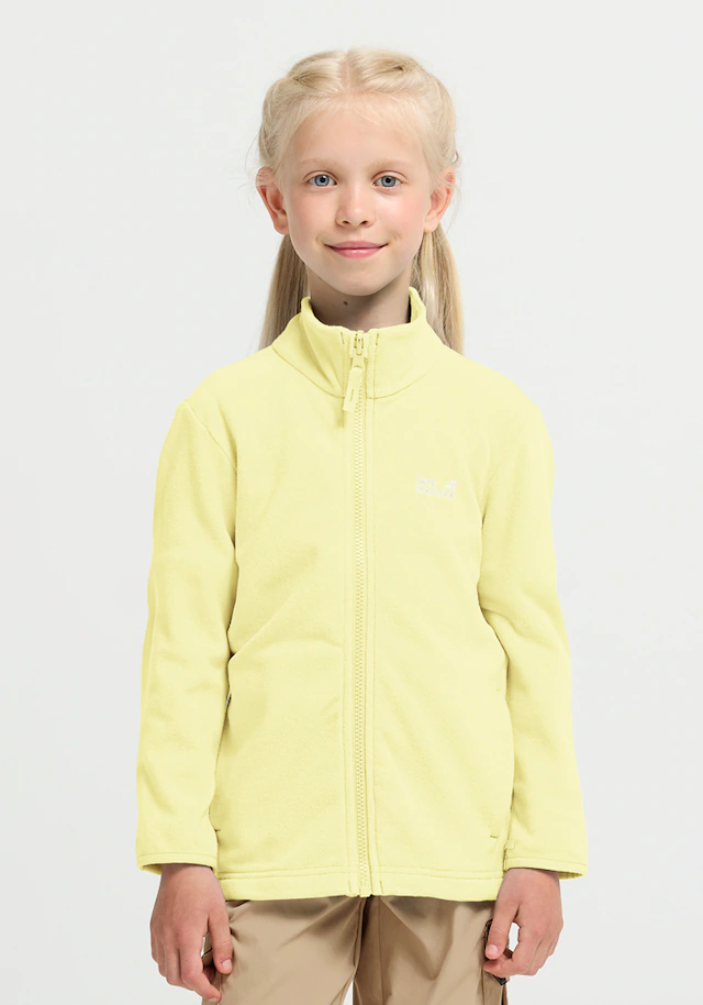 Jack Wolfskin Fleecejacke »TAUNUS 100 FZ K« winddicht, wasserabweisend, mit Kinnschutz