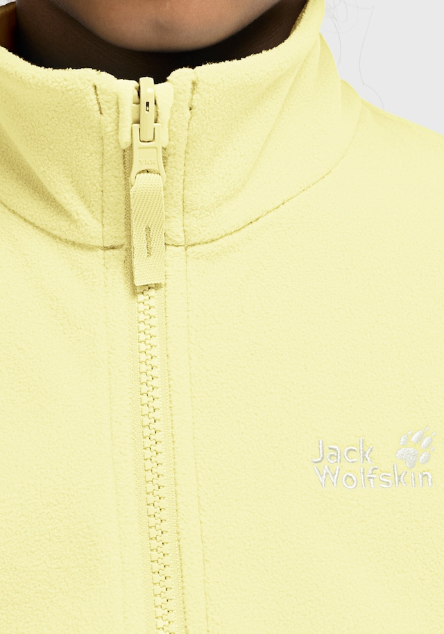Jack Wolfskin Fleecejacke »TAUNUS 100 FZ K« winddicht, wasserabweisend, mit Kinnschutz