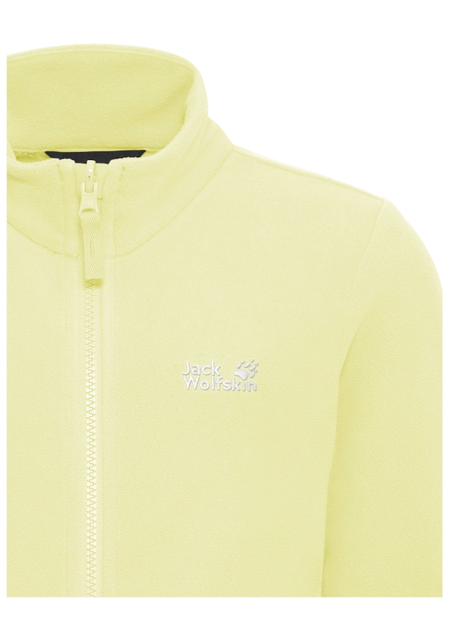 Jack Wolfskin Fleecejacke »TAUNUS 100 FZ K« winddicht, wasserabweisend, mit Kinnschutz