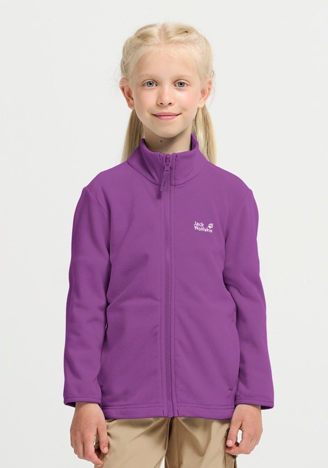 Jack Wolfskin Fleecejacke »TAUNUS 100 FZ K« winddicht, wasserabweisend, mit Kinnschutz