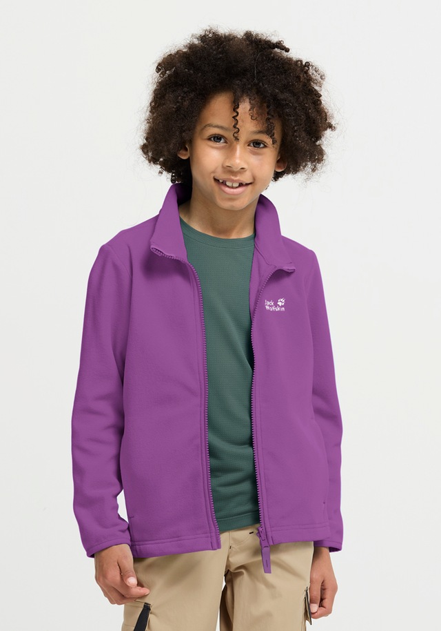 Jack Wolfskin Fleecejacke »TAUNUS 100 FZ K« winddicht, wasserabweisend, mit Kinnschutz
