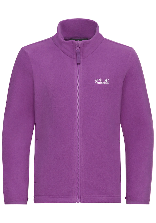 Jack Wolfskin Fleecejacke »TAUNUS 100 FZ K« winddicht, wasserabweisend, mit Kinnschutz