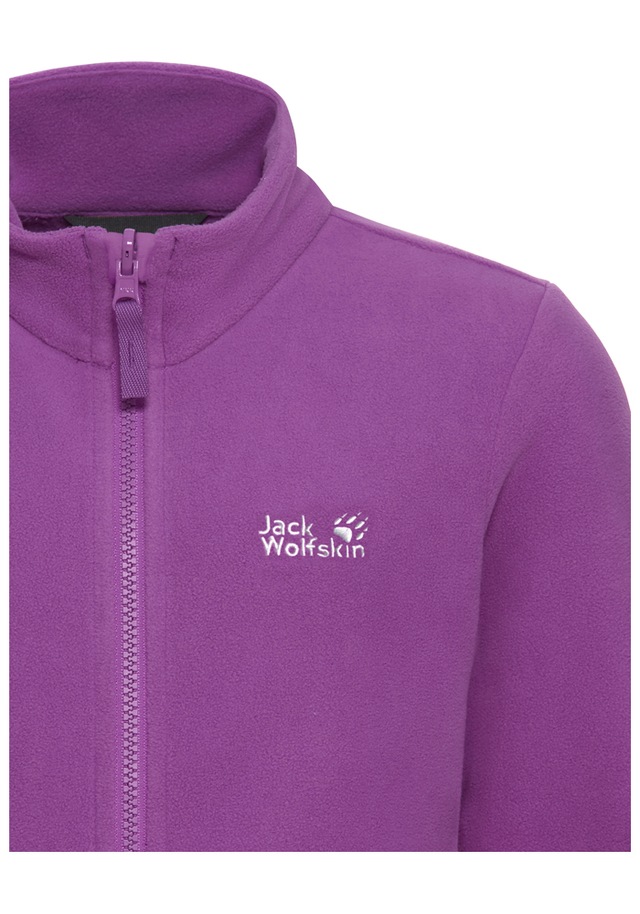 Jack Wolfskin Fleecejacke »TAUNUS 100 FZ K« winddicht, wasserabweisend, mit Kinnschutz