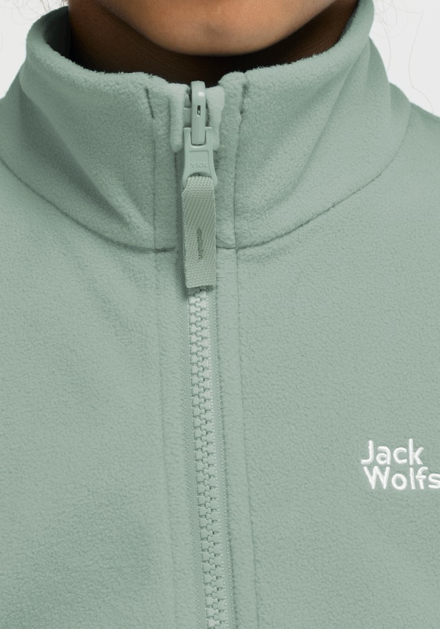 Jack Wolfskin Fleecejacke »TAUNUS 100 FZ K« winddicht, wasserabweisend, mit Kinnschutz
