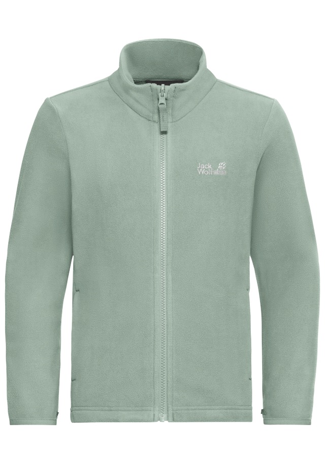 Jack Wolfskin Fleecejacke »TAUNUS 100 FZ K« winddicht, wasserabweisend, mit Kinnschutz