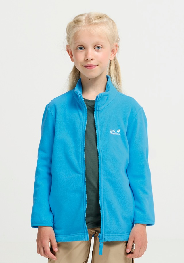 Jack Wolfskin Fleecejacke »TAUNUS 100 FZ K« winddicht, wasserabweisend, mit Kinnschutz