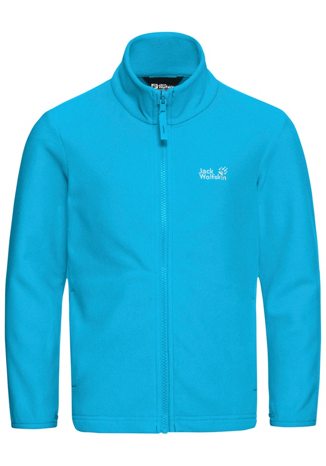 Jack Wolfskin Fleecejacke »TAUNUS 100 FZ K« winddicht, wasserabweisend, mit Kinnschutz