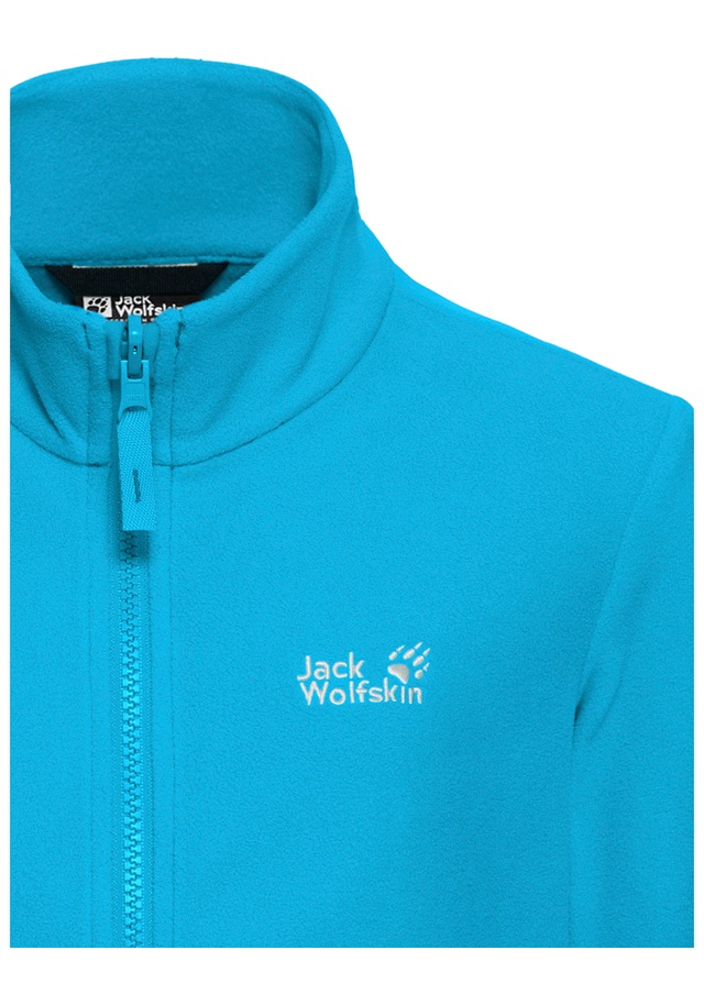 Jack Wolfskin Fleecejacke »TAUNUS 100 FZ K« winddicht, wasserabweisend, mit Kinnschutz