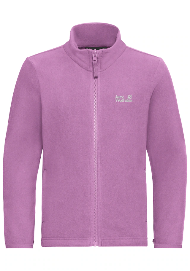 Jack Wolfskin Fleecejacke »TAUNUS 100 FZ K« winddicht, wasserabweisend, mit Kinnschutz