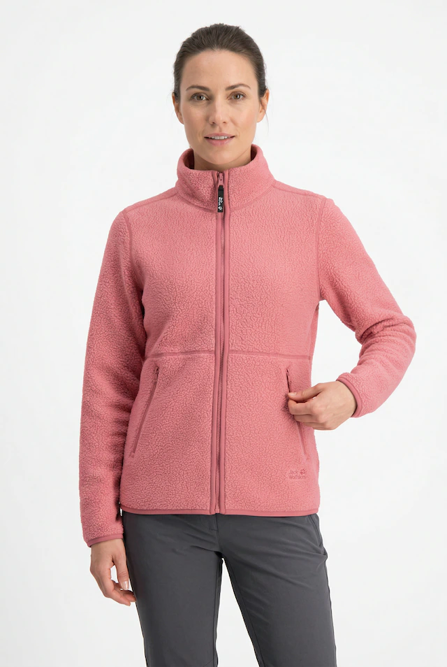 Jack Wolfskin Fleecejacke »LITE CURL FZ W« mit weichem Material, atmungsaktiv, schnell trocknend