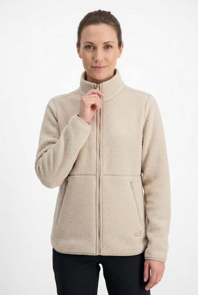 Jack Wolfskin Fleecejacke »LITE CURL FZ W« mit weichem Material, atmungsaktiv, schnell trocknend