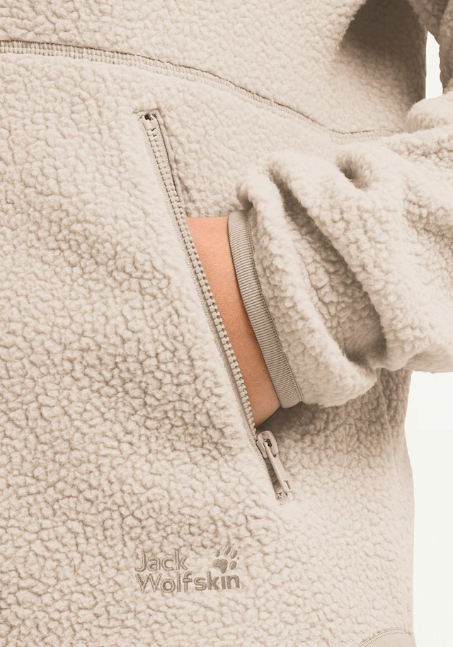 Jack Wolfskin Fleecejacke »LITE CURL FZ W« mit weichem Material, atmungsaktiv, schnell trocknend