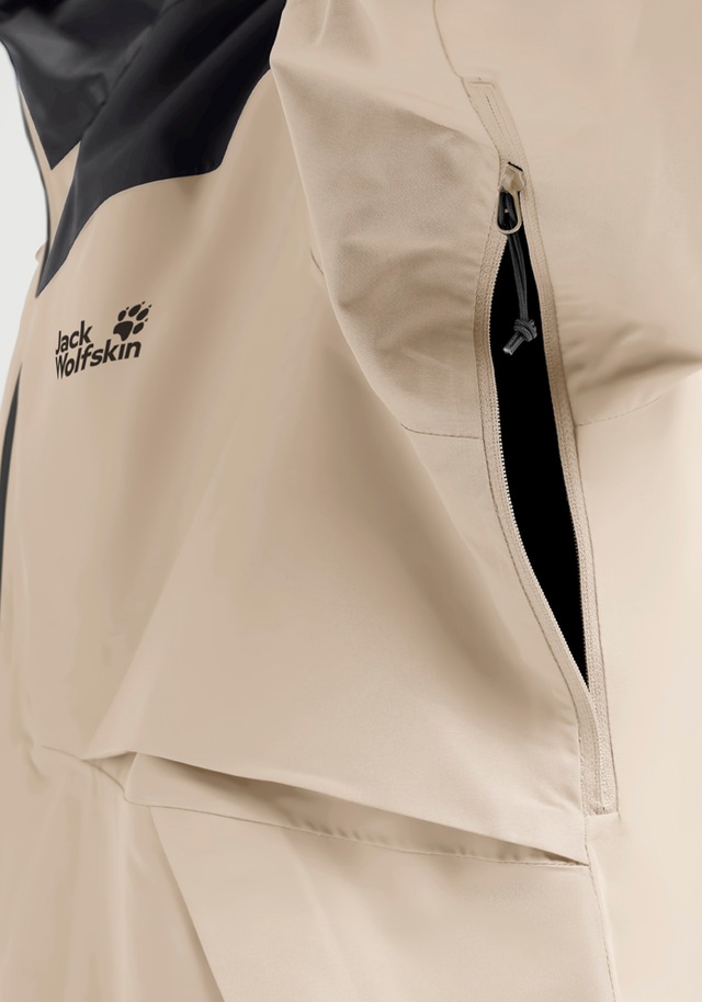 Jack Wolfskin Funktionsjacke »FLEXTRAIL 2L JKT M« wasserdicht, atmungsaktiv, mit geradem Rumpfabschluss