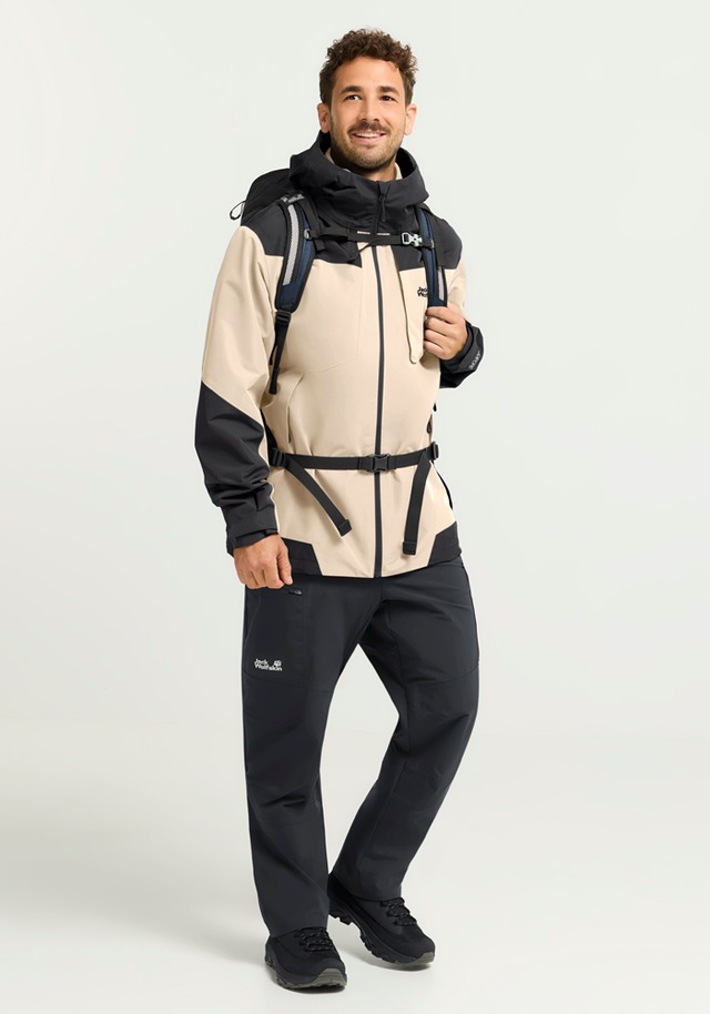 Jack Wolfskin Funktionsjacke »FLEXTRAIL 2L JKT M« wasserdicht, atmungsaktiv, mit geradem Rumpfabschluss